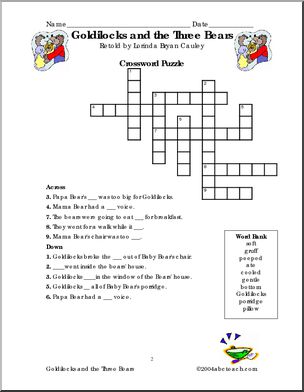 Goldilocks (elementary) Book