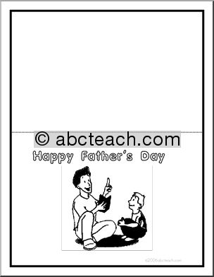 Greeting Card: Happy Father’s Day (reading)