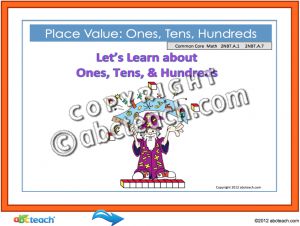 Interactive: Flipchart: Math: Place Values (Ones, Tens, Hundreds)