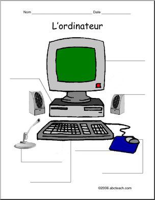 French: Vocabulaire de l’ordinateur