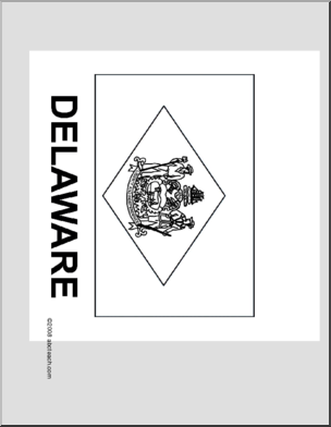 Flag: Delaware