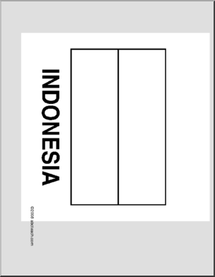 Flag: Indonesia – Abcteach