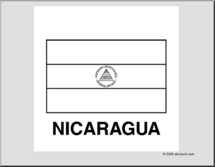Flag: Nicaragua