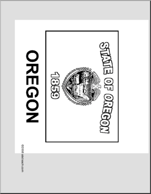Flag: Oregon