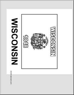 Flag: Wisconsin