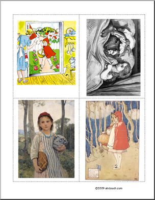French: Exercices oraux:–Le Petit Chaperon Rouge, illustrations