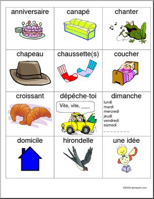 French: Charades FlashcardsÃ³Solutions Niveau IntemÃˆdiaire