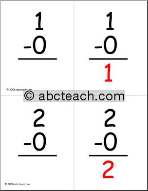 Subtraction (1-10) Flashcards