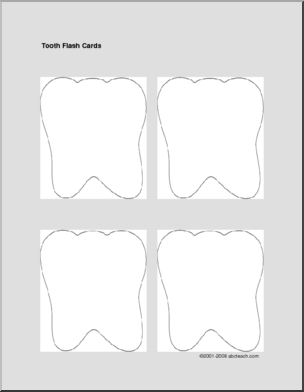 Flashcards: Blank (tooth theme)