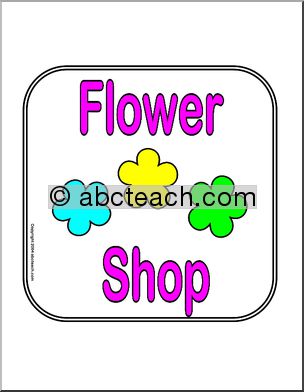 Sign: Flower Shop