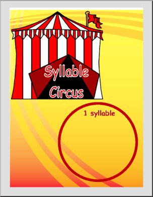 Syllable Circus (color) Folder Game