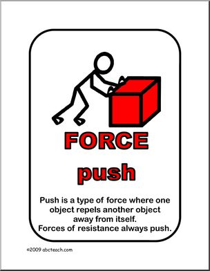 Poster: Physics – Push (color)
