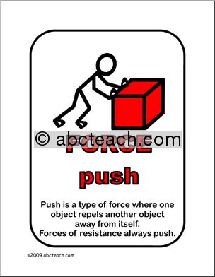 Poster: Physics – Push (color)