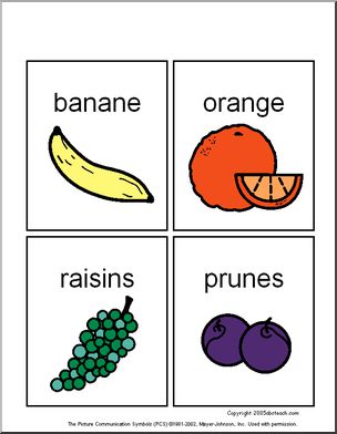 French: Flashcards – Fruit