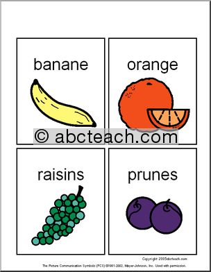 French: Flashcards – Fruit