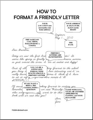 Friendly Letter “How to” Posters