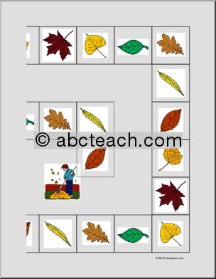 Folder Game: Fall Leaves