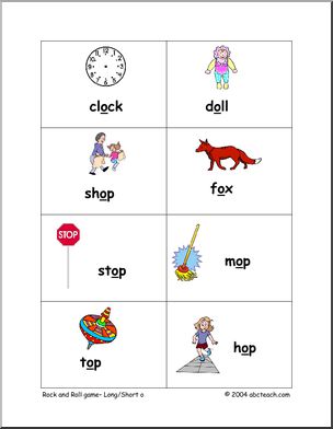 Rock and Roll (color) (elem) Board Game