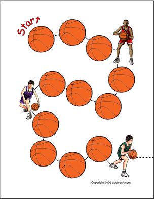 Game Board: Basketball (color)