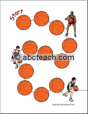 Game Board: Basketball (color)
