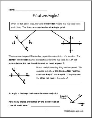 Rays and Angles Rules and Practice