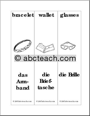 German: Bookmarks – Accessories