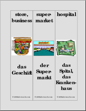 German: Bookmarks – Buildings