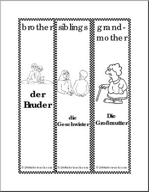 German: Bookmarks – Family