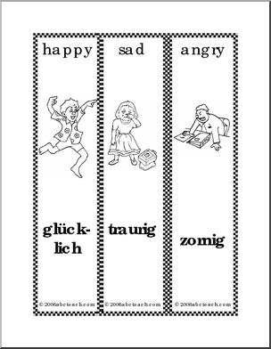 German: Bookmarks – Emotions