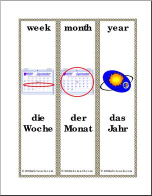 German: Bookmarks – Time (2)