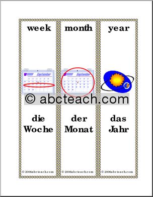 German: Bookmarks – Time (2)
