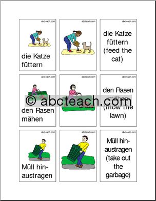 German: Flashcards – Chores