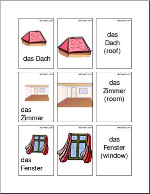 German: Flashcards – House