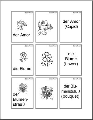 German: Flashcards – Valentine’s Day
