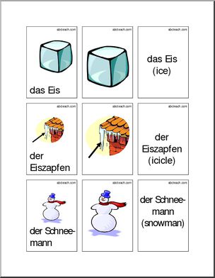 German: Flashcards – Winter
