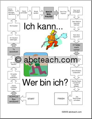 German: Game – Professions – Who Am I?