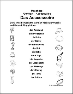 German: Matching – Accessories