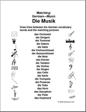 German: Matching – Music