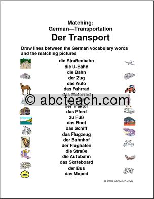 German: Matching – Transportation