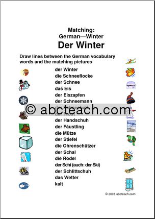 German: Matching – Winter