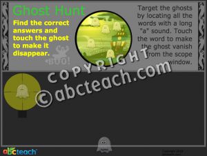Interactive: Notebook: Ghost Hunt: Long Vowels (elem)