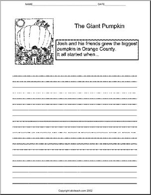 Great Pumpkin Story Planner