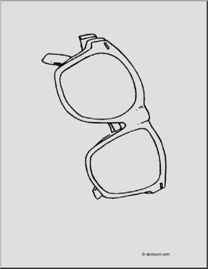 Coloring Page: Glasses