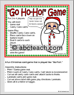 Christmas “Go Ho-Ho” Game