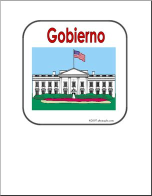 Spanish: Poster – “Gobierno” (elementaria)