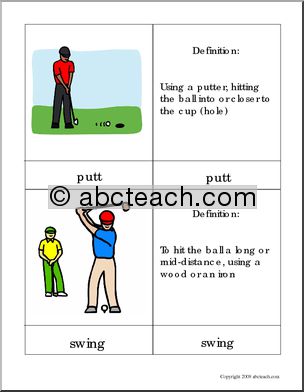 Flashcards: Golf: Terminology