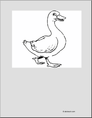 Coloring Page: Goose