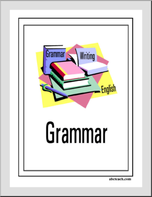 Grammar Portfolio Cover