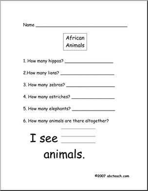 Graph: African Animals (primary)