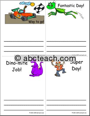 Notecard:  Way to Go! (color)